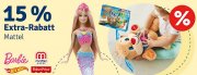 myToys: 15% Extra-Rabatt auf MATTEL