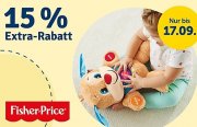 myToys &ndash; 15% Rabatt auf Fischer Price