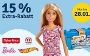 myToys - Extra Rabatt 15% Rabatt auf Mattel