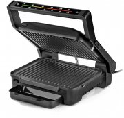 N8WERK Digital-Kontaktgrill Midnight Edition mit Touch-Display und 6 Grill-Programme