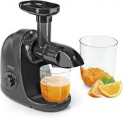 N8WERK Horizontaler Slow Juicer Profi Entsafter f&uuml;r Gem&uuml;se und Obst