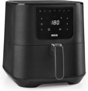 N8WERK Midnight Edition 5,5 Liter Hei&szlig;luftfritteuse zum Frittieren, R&ouml;sten, Grillen und Backen
