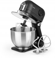N8WERK Midnight Edition K&uuml;chenmaschine mit 5L Edelstahlsch&uuml;ssel