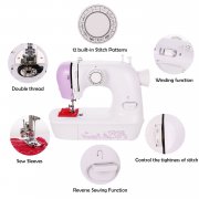 N&auml;hmaschine Freiarm mit 12 N&auml;hprogrammen f&uuml;r Anf&auml;nger nur 49,99 &euro; statt 69,99 &euro;&nbsp;mit Gutschein 