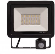 NAIZY 50W LED Scheinwerfer mit Bewegungsmelder
