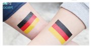 Nationalflaggen als Fake-Tattoos f&uuml;r je 0,58&euro;