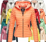Navahoo Damen Herbst Winter Steppjacken Kimuk mit Kapuze