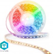 Nedis 5 Meter WLAN Smart RGB LED Streifen mit App, Amazon Alexa & Google Home Steuerung