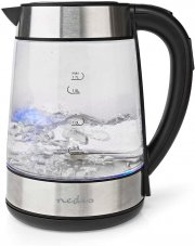 Nedis SmartLife 1.7 Liter WLAN Glas-Wasserkocher mit App, Alexa und Google Sprachsteuerung