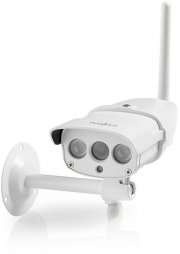 Nedis WIFICO030CWT WLAN IP Full HD Outdoor Smart Kamera mit Nachtsicht