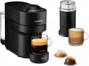 Nespresso De'Longhi ENV90.BAE Vertuo Pop Kaffeekapselmaschine + Aeroccino Milchaufsch&auml;umer