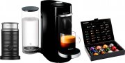 Nespresso Kapselmaschine ENV 155.B Vertuo Plus mit Aeroccino3 Milchaufsch&auml;umer