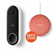 Nest Hello Videot&uuml;rklingel + gratis Google Home Mini Coral f&uuml;r 269&euro;