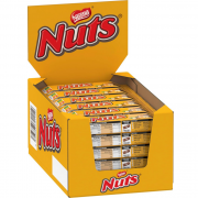 Nestl&eacute; Nuts 24 x 42 g Schokoriegel mit ganzen Haseln&uuml;ssen & Karamell