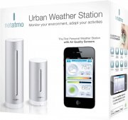Netatmo Smarte Wetterstation inkl. Innen- und Au&szlig;ensensor mit Amazon Alexa & Apple HomeKit