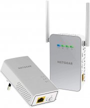 Netgear PLW1000 PowerLINE Set mit Adapter AC-WLAN Access Point und Adapter GB-LAN-Port