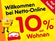 Netto - 10% Rabatt auf Haushalt & Wohnen