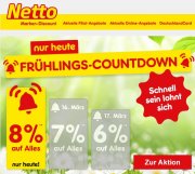 Netto &ndash; nur heute 8% auf Alles