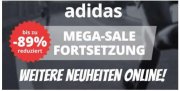 Neu: adidas Sale bei SportSpar bis zu 89% Rabatt + 5&euro; Gutschein ab 50&euro;