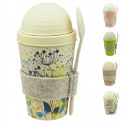 NEU !! ebos M&uuml;sli-to-Go Becher aus Bambus | M&uuml;slibecher f&uuml;r 17,95&euro; statt 19,95&euro;