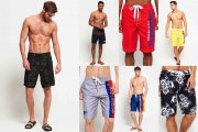 Neue Superdry Bademode f&uuml;r M&auml;nner Versch. Modelle und Farben f&uuml;r 25.95&euro; statt 49&euro;