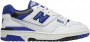New Balance BB550 white/royal blue Echtleder Sneaker