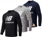 New Balance Essentials Stacked Logo Crew Sweater in 3 Farben