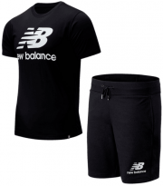 New Balance Stacked Logo Shirts in 3 Farben + New Balance Stacked Logo Shorts in 4 Farben