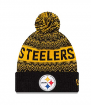 New Era Wintry Pom 2 Cap Black OSFA Pittsburgh Steelers Bommelm&uuml;tze f&uuml;r 8,86 &euro;