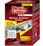 Nexa Lotte Ultra M&uuml;cken- & Gelsen-Stecker + 10 Pl&auml;ttchen zur Abwehr von Stechm&uuml;cken und Schnaken