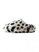NEXT M&auml;dchen Pantoletten mit Kunstfell im Animal Print f&uuml;r nur 5&euro;