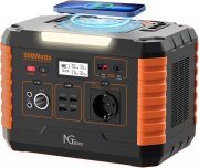 NGTeco Tragbare Powerstation und Solar Generator 500W mit AC/DC/Car Lighter Port/USB A/C Ausgabe