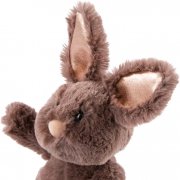 NICI 46334 Kuscheltier Hase Dunkelbraun 20cm