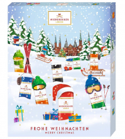 Niederegger Adventskalender Winter-Klassiker gef&uuml;llt mit Niederegger Marzipan