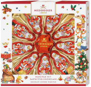 Niederegger Weihnachtsm&auml;nner und Stern mit Marzipanf&uuml;llung 125g
