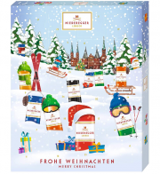 Niederegger Winter-Klassiker Adventskalender gef&uuml;llt mit Niederegger Marzipan