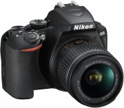NIKON D3500 Spiegelreflexkamera mit 18-55 mm Objektiv, Fototasche und Speicherkarte