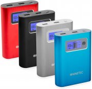 NINETEC PowerDrive 13.400mAh Powerbank mit 32GB USB Flash Speicher