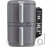 Ninja SL451EU Double Stack XL 9,5 Liter Air Fryer Hei&szlig;luftfritteuse mit digitalem Thermometer
