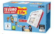 NINTENDO 2DS Rot/Wei&szlig; + Tomodachi Life