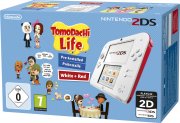 NINTENDO 2DS Rot/Wei&szlig; + Tomodachi Life + Mein Teddy und ich (3DS)