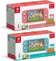 Nintendo Switch Lite in Koralle oder T&uuml;rkis inkl. Animal Crossing und 3 Monate Switch Online