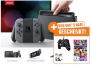 Nintendo Switch + Mario Kart 8 + Wired Controller nur 299 &euro;&nbsp;statt 384 &euro;&nbsp;bei Saturn 