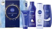 NIVEA Care Moments Beauty Geschenkset mit feuchtigkeitsspendenden Pflegeprodukten