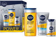 NIVEA MEN Power Active Trio Geschenkset