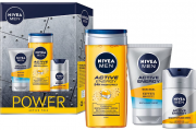 NIVEA MEN Power Active Trio Geschenkset