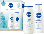 NIVEA Soft Moments Geschenkset mit Pflegeprodukten f&uuml;r ein geschmeidige Haut