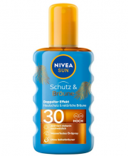 NIVEA SUN Schutz & Br&auml;une Sonnen&ouml;l Spray LSF 30 200 ml Sonnencreme mit Pro-Melanin-Extrakt
