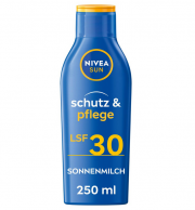 NIVEA SUN Schutz & Pflege 250 ml Sonnenmilch mit Lichtschutzfaktor 30