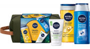 Nivea Travel Buddy Geschenkset f&uuml;r Ihn mit Kulturbeutel